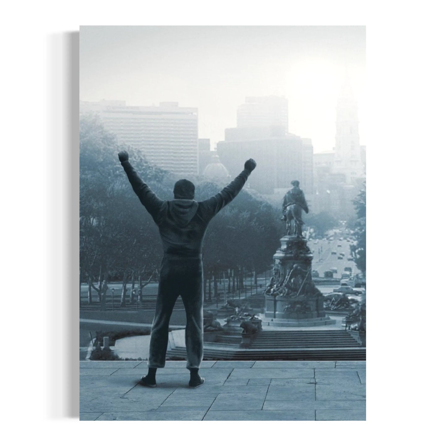 Rocky Balboa Steps Wall Art