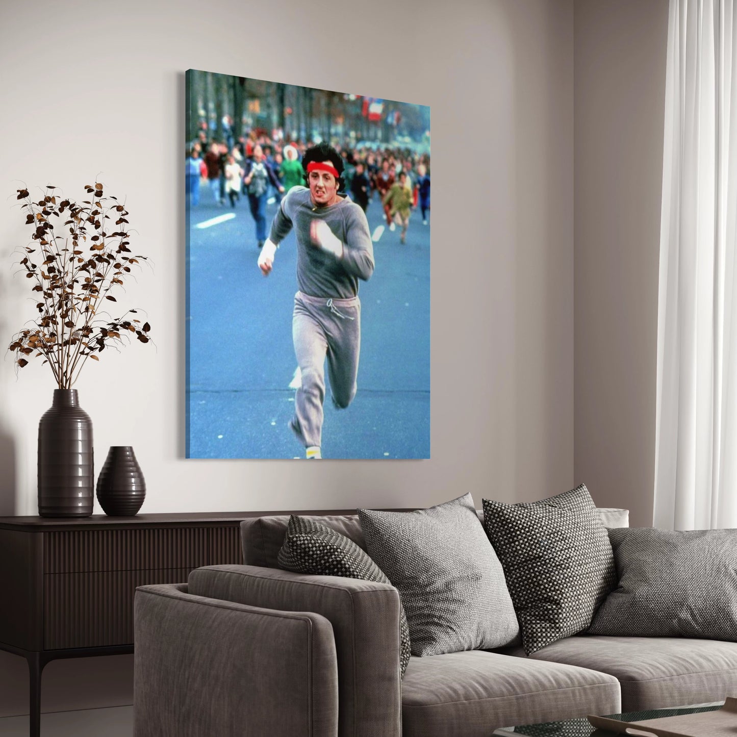room Rocky Balboa Training canvas wall art