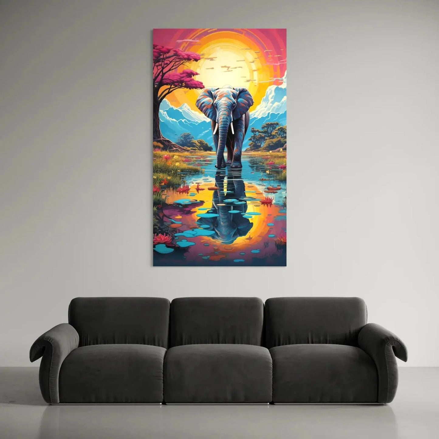 Colorful Elephant canvas