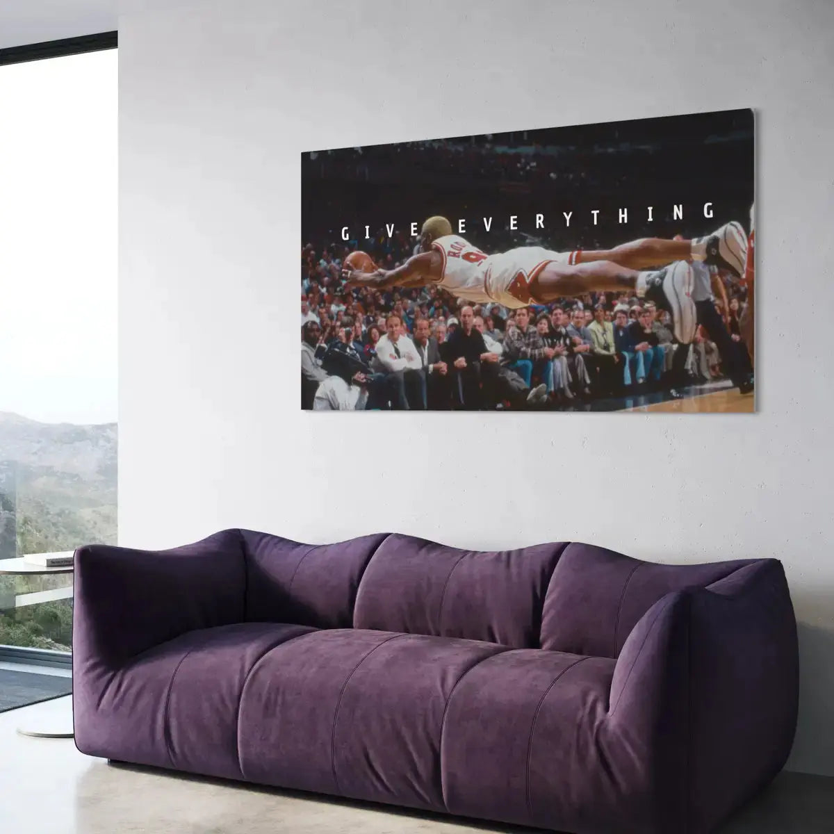 Dennis Rodman Art – Give Everything NBA Canvas
