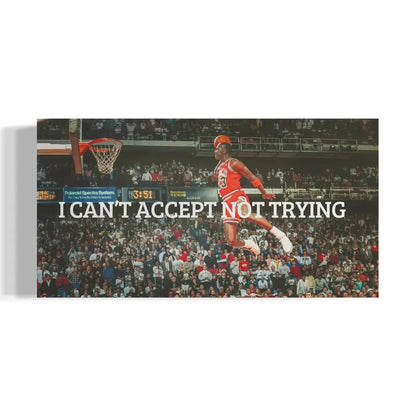 Michael Jordan Canvas Print – Free-Throw Line Dunk (Chicago Bulls Wall Art)