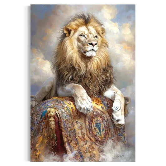 Majestic Royal Lion Wall Art Canvas 