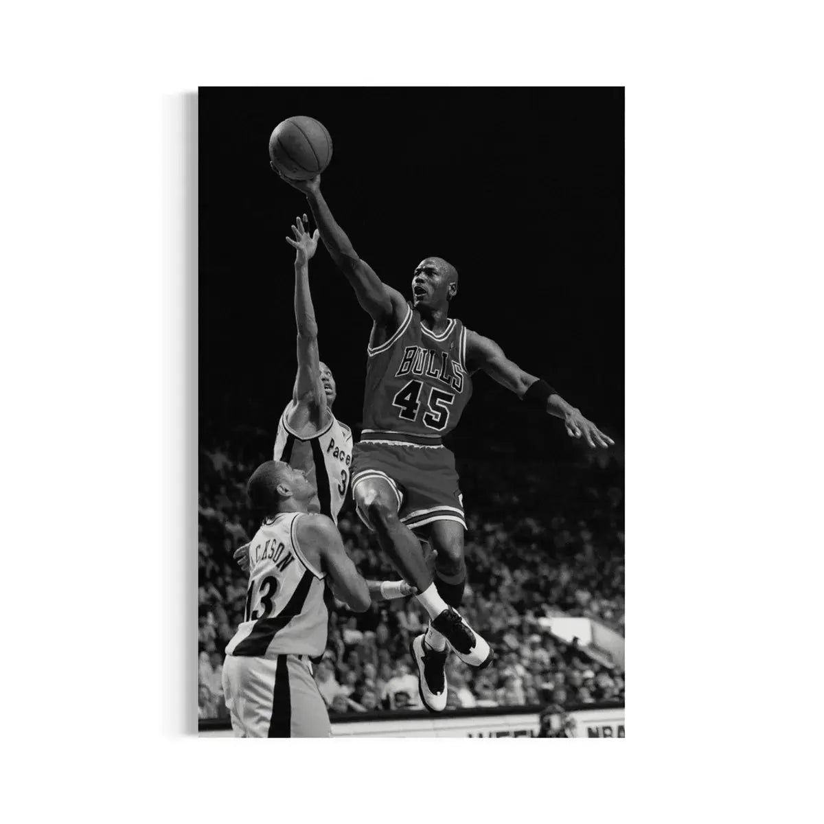 Michael Jordan Slam Dunk Canvas #45 | Legendary NBA Basketball Wall Art