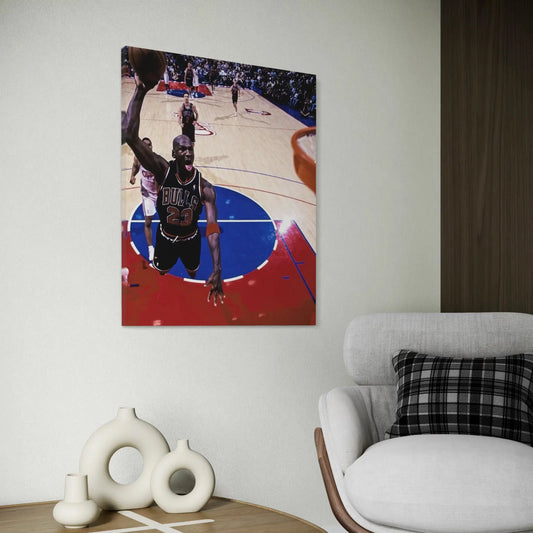 Michael Jordan Wall Art Poster – Iconic Dunk Canvas Print