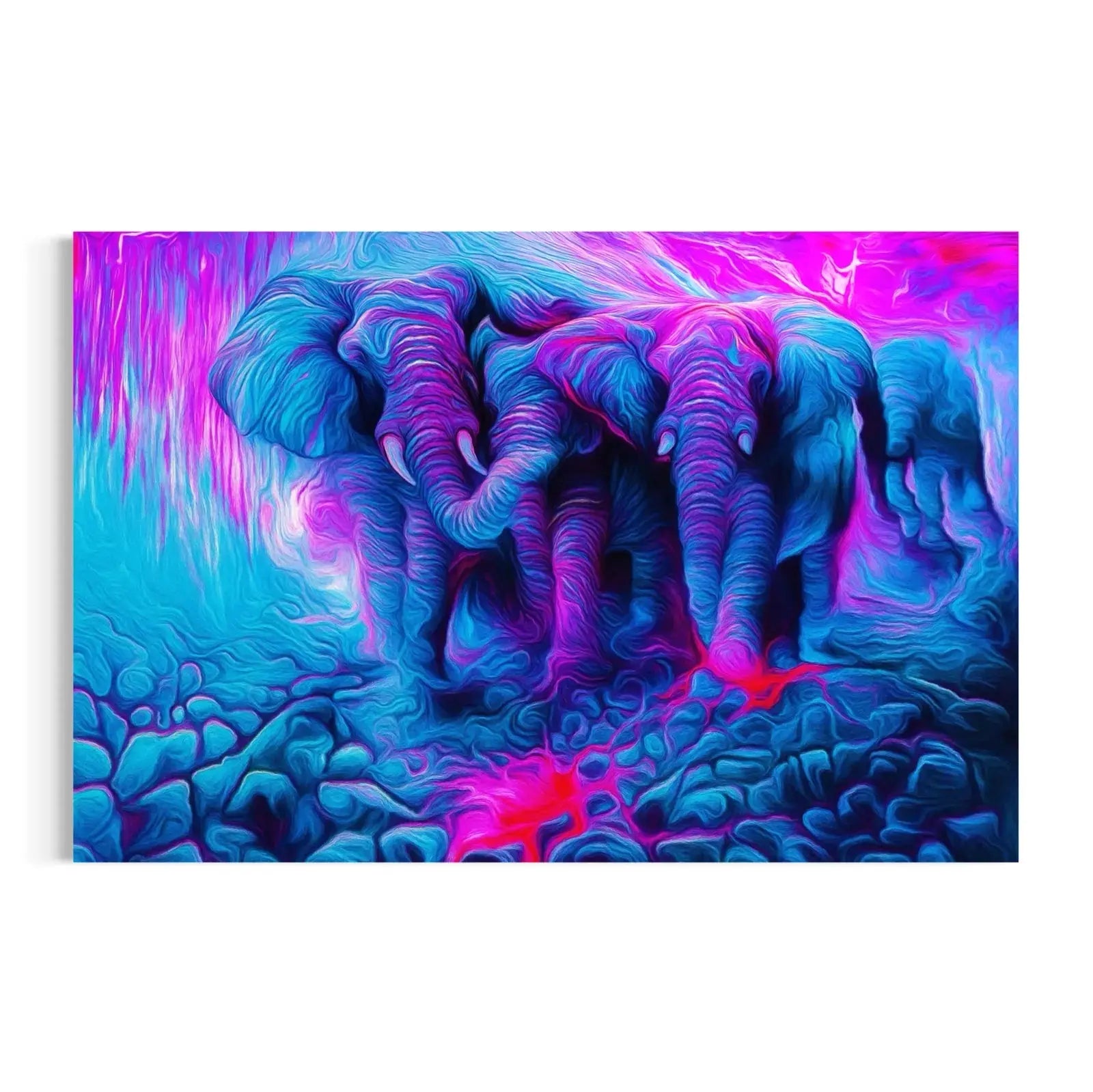 Psychedelic Elephants art