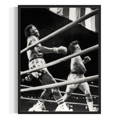 Rocky Balboa Fight Scene Wall Art canvas