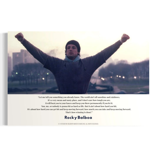 Rocky Balboa Quotes Wall Art