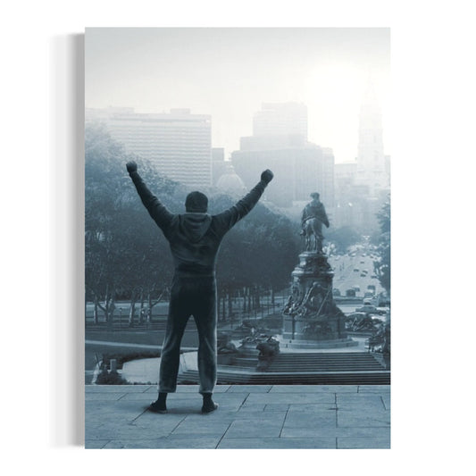 Rocky Balboa Steps Wall Art