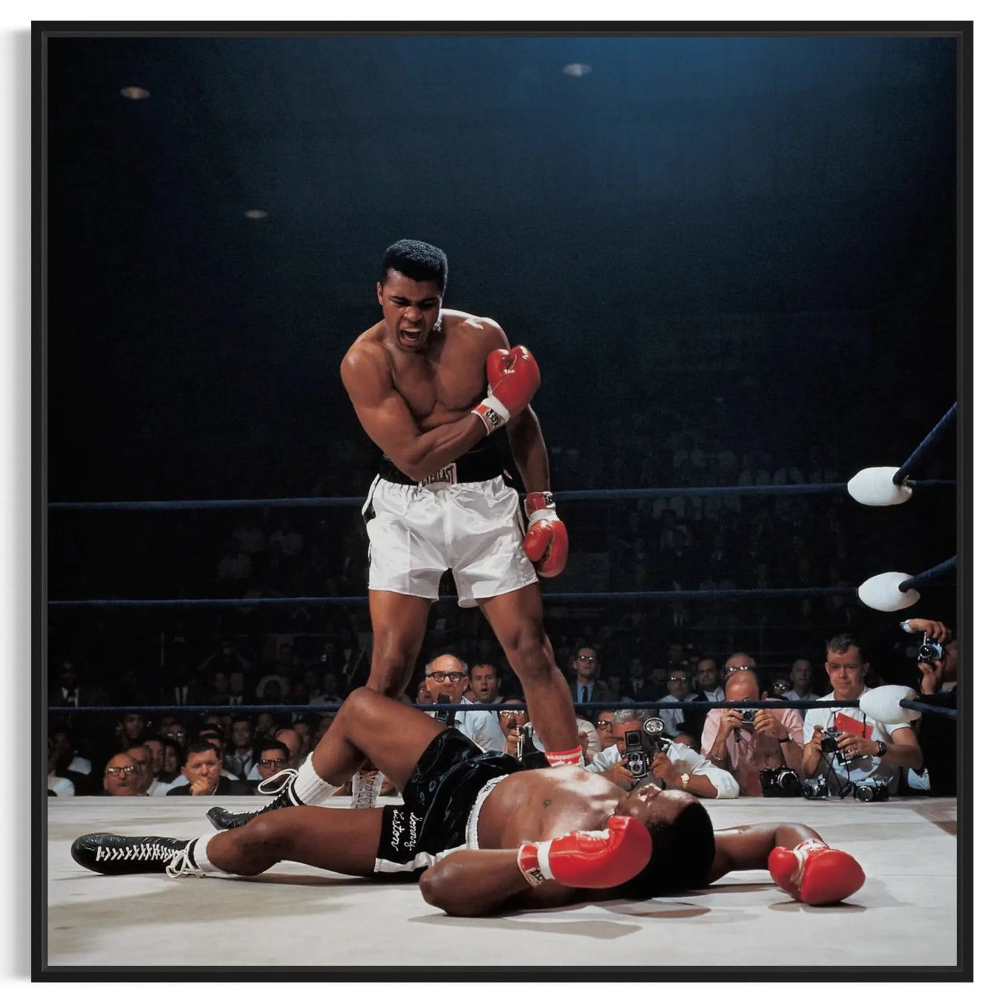 Muhammad Ali Boxing Canvas – Iconic 1965 Boxing Canvas Wall Art Masterpeacewall