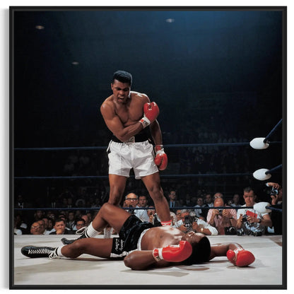 Muhammad Ali Boxing Canvas – Iconic 1965 Boxing Canvas Wall Art Masterpeacewall