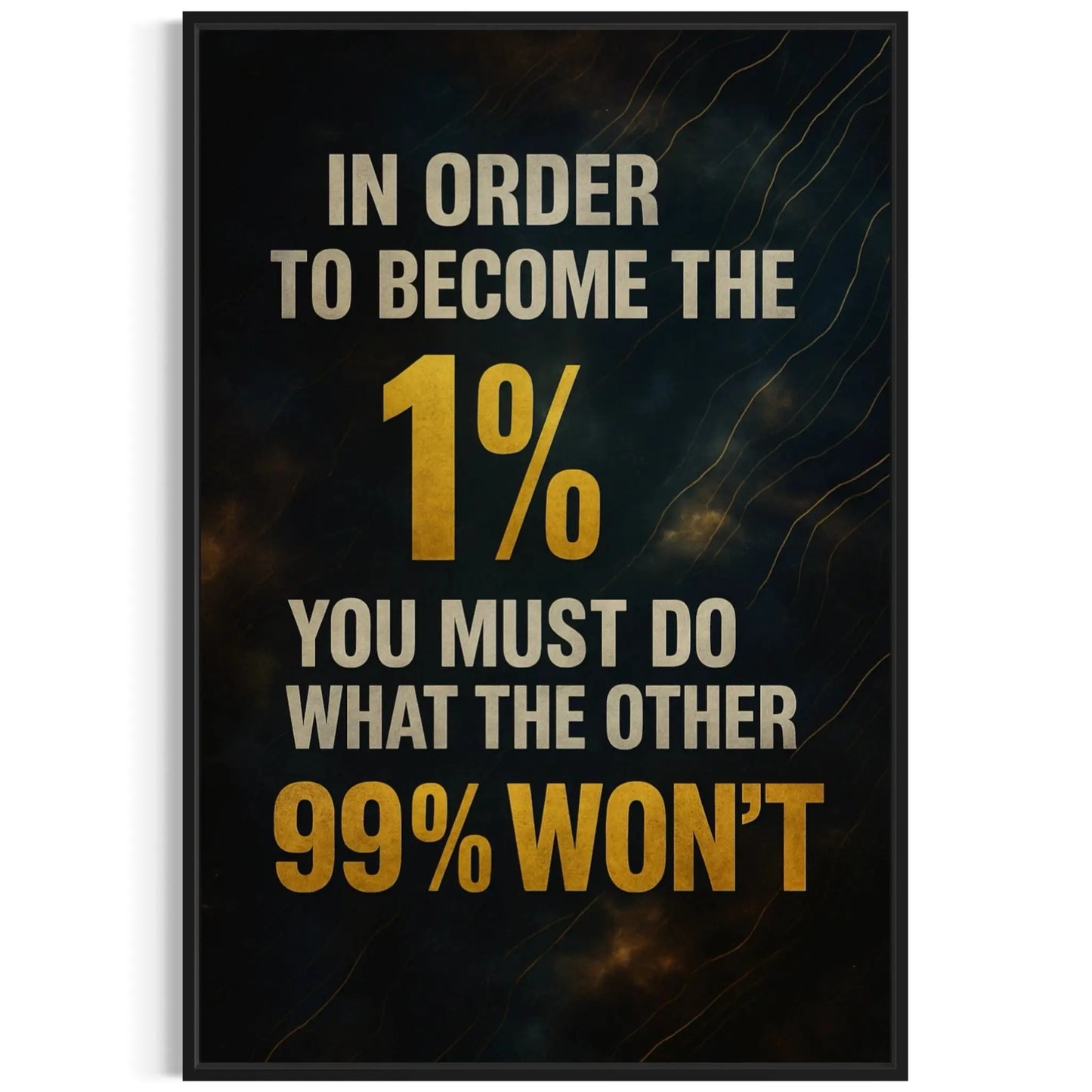Motivational Wall Art – Do What the 99% Won’t Masterpeacewall