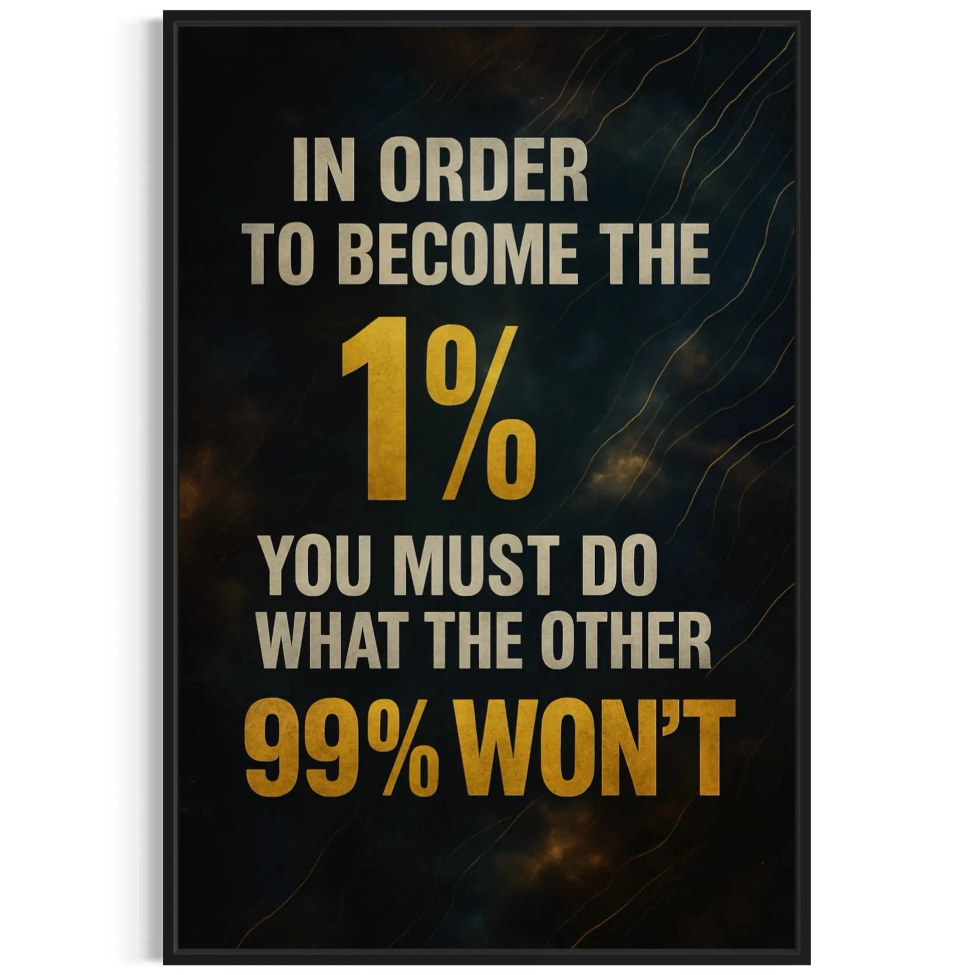 Motivational Wall Art – Do What the 99% Won’t Masterpeacewall