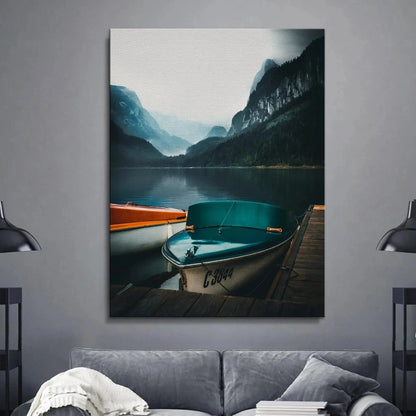 Registration number C 3944 visible on the side of the main vessel in the photographic print 'A Way Out'.