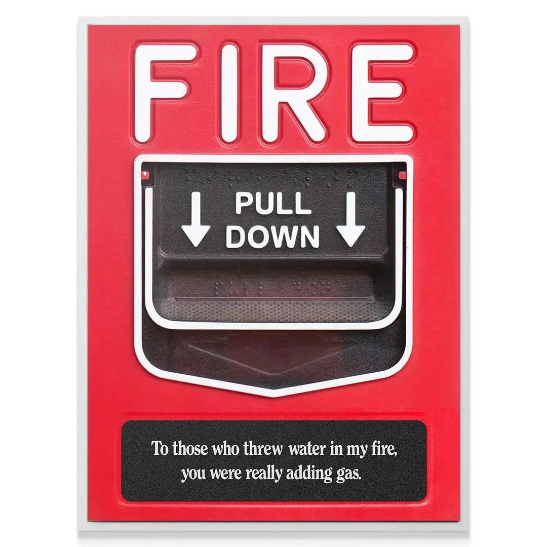 Detailed angle view showing the texture of the vibrant red surface, emphasizing the bold design that compels you to Add Gas to your endeavors.