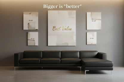 Lifestyle view: the framed Deconstructed Logo - Timberwolves print hanging in a modern fan cave setting.