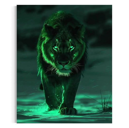 digital art of a lion