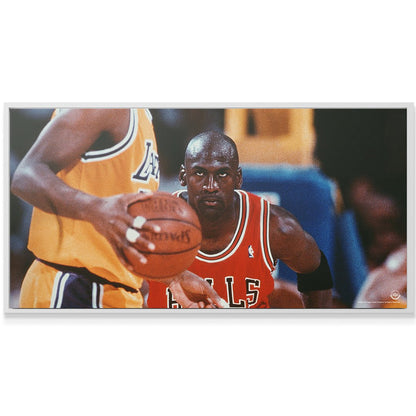 Michael Jordan - Take Things Personally - Premium NBA Basketball Canvas Wall Art by MasterPeaceWall
