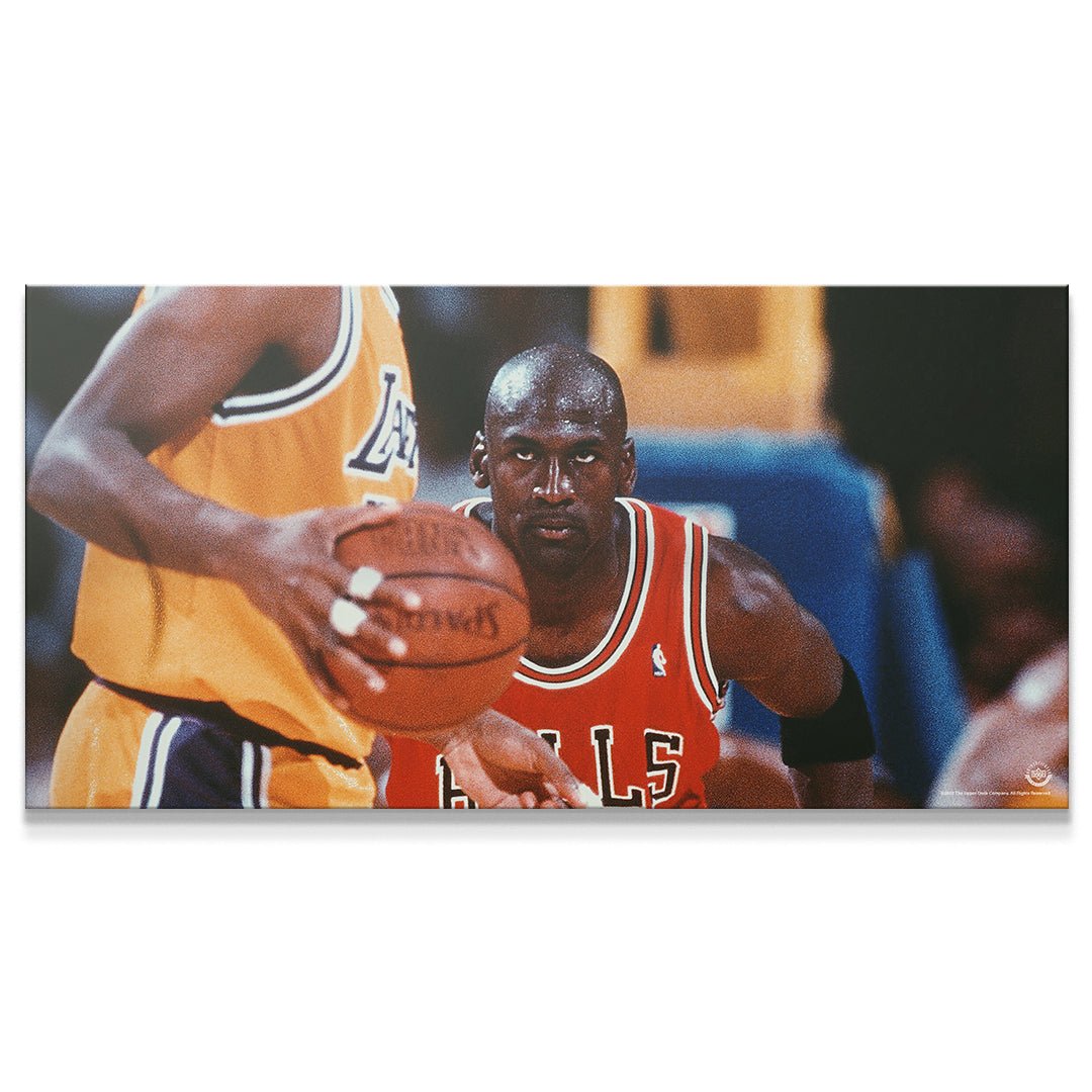 Michael Jordan - Take Things Personally - Premium NBA Basketball Canvas Wall Art by MasterPeaceWall