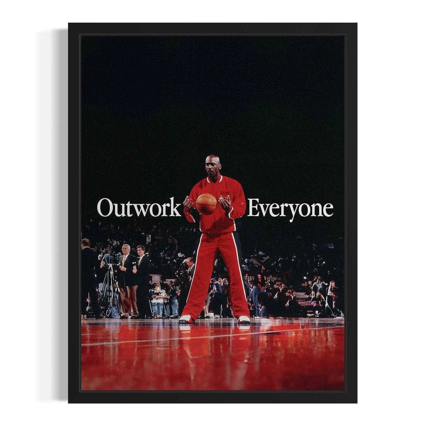 Michael Jordan Motivational Wall Art – Outwork Everyone Masterpeacewall