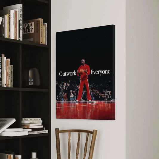 Michael Jordan Motivational Wall Art – Outwork Everyone Masterpeacewall