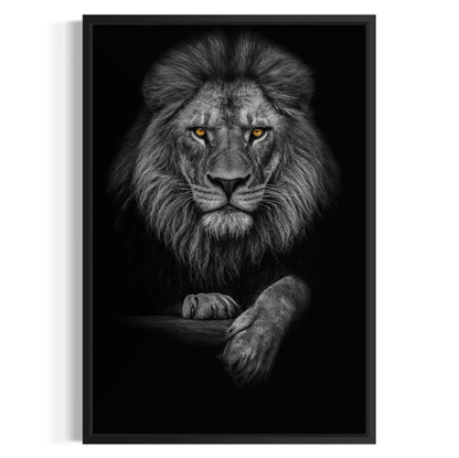 Majestic lion canvas art