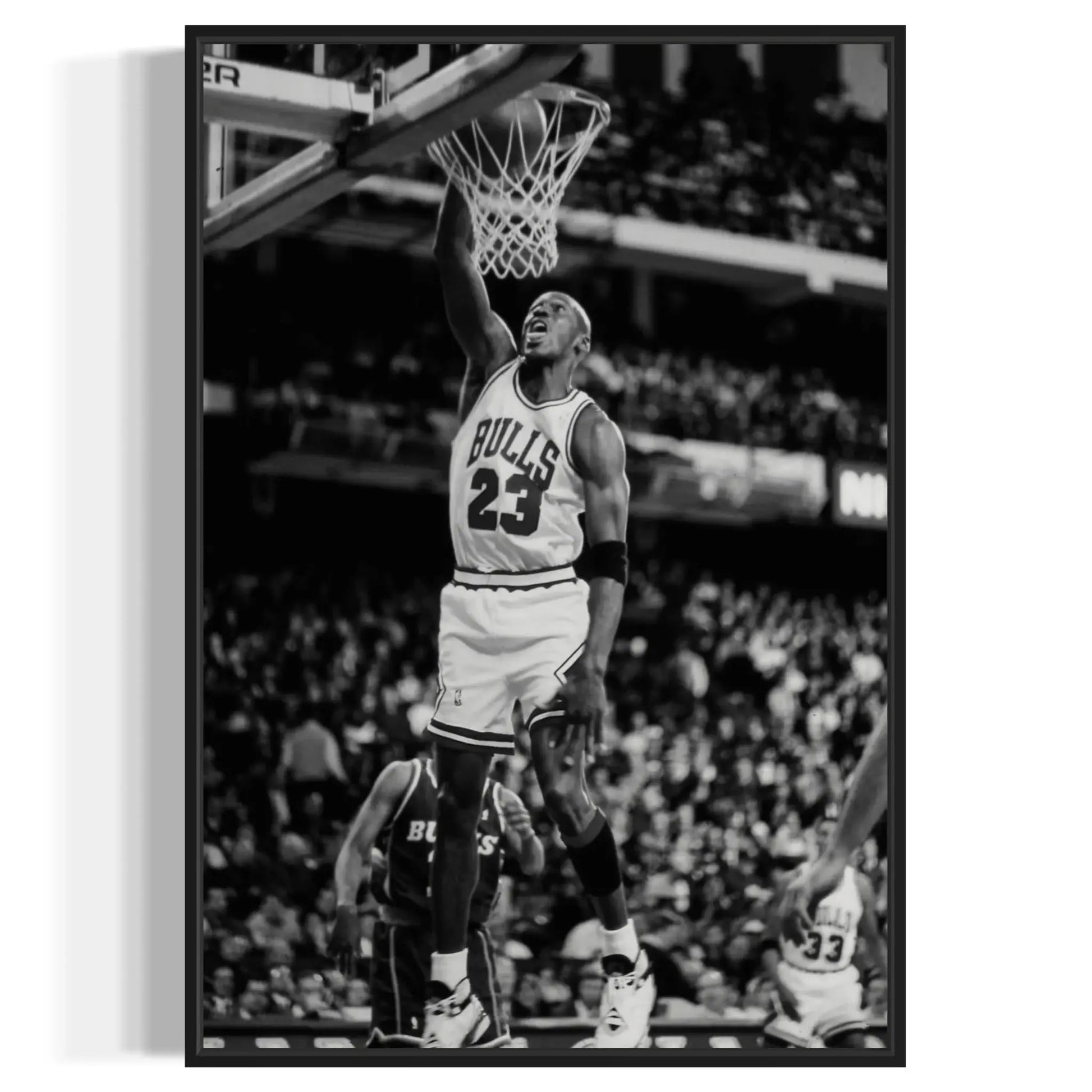 Michael Jordan black and white canvas Masterpeacewall