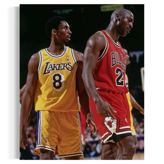 Kobe Bryant and Michael Jordan Art