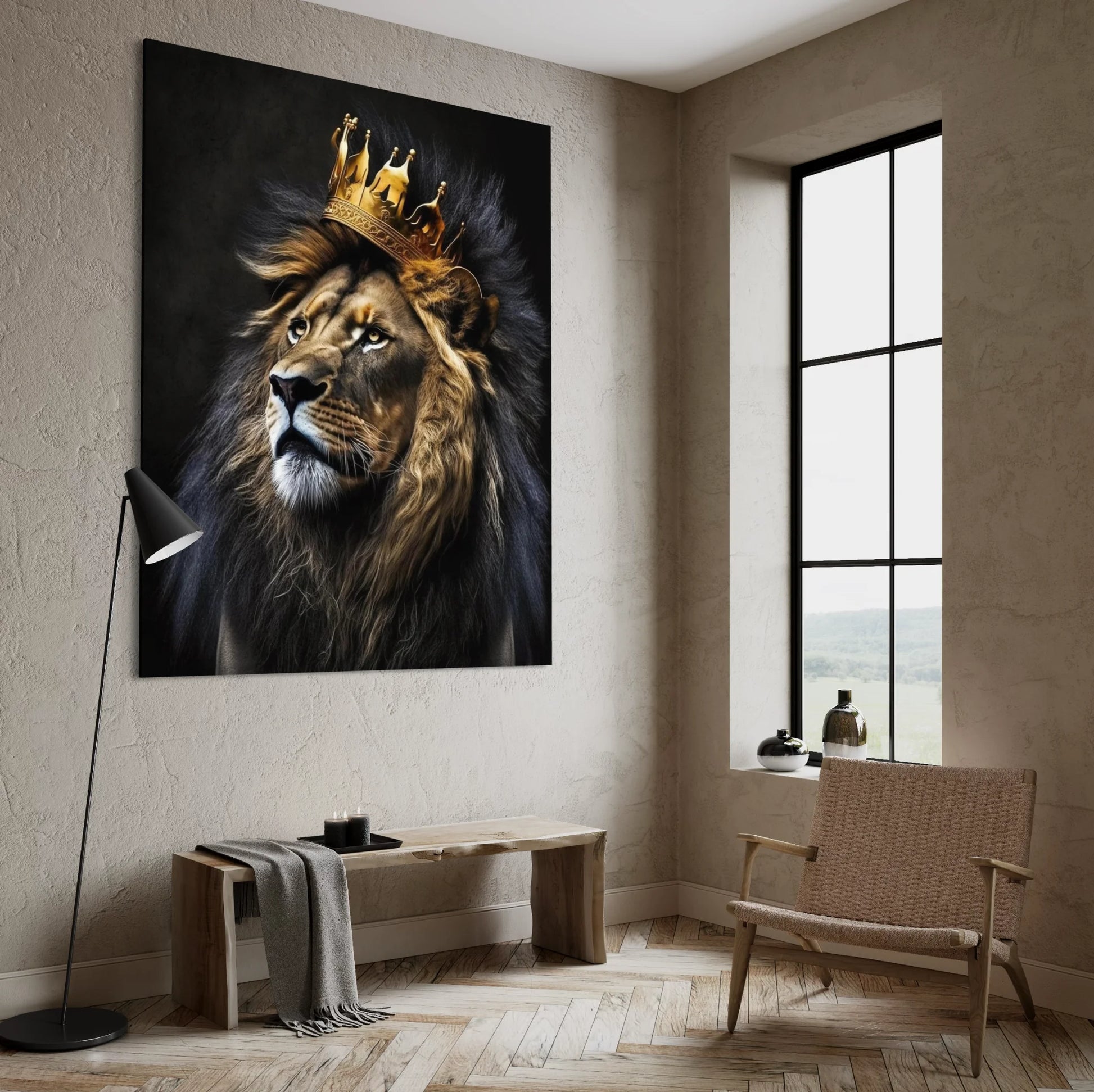 royal lion print