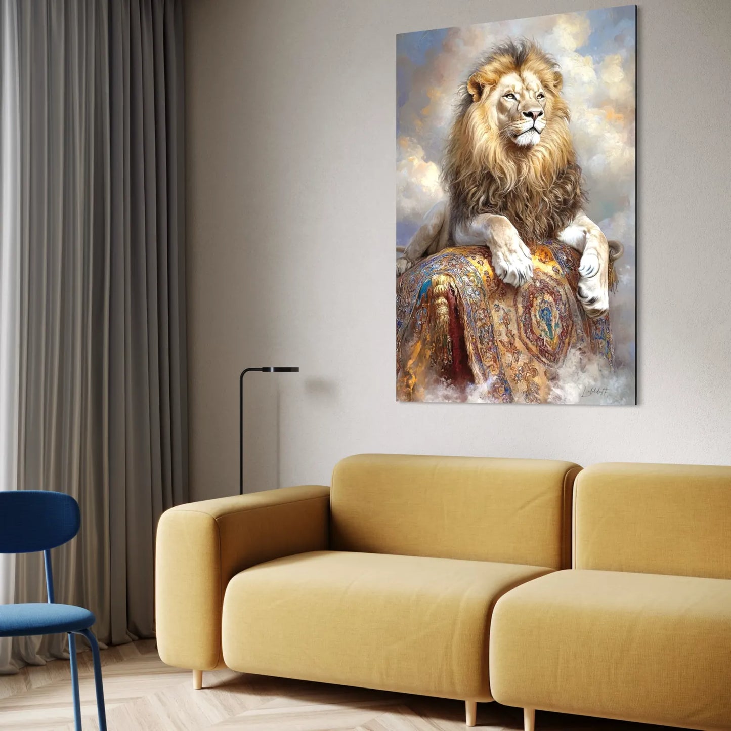 royal lion wall art