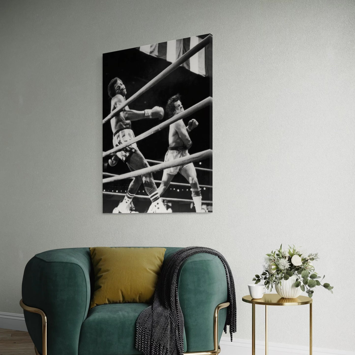 the Rocky Balboa Fight Scene Wall Art