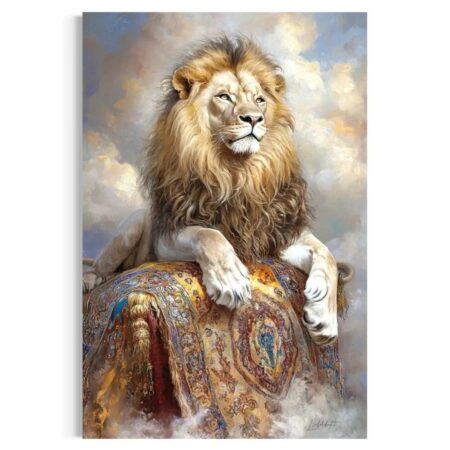 Majestic Royal Lion Wall Art Canvas