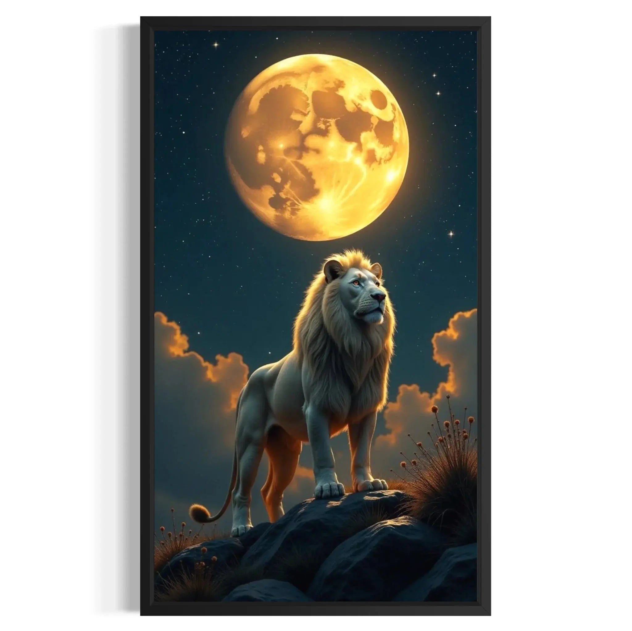Majestic lion