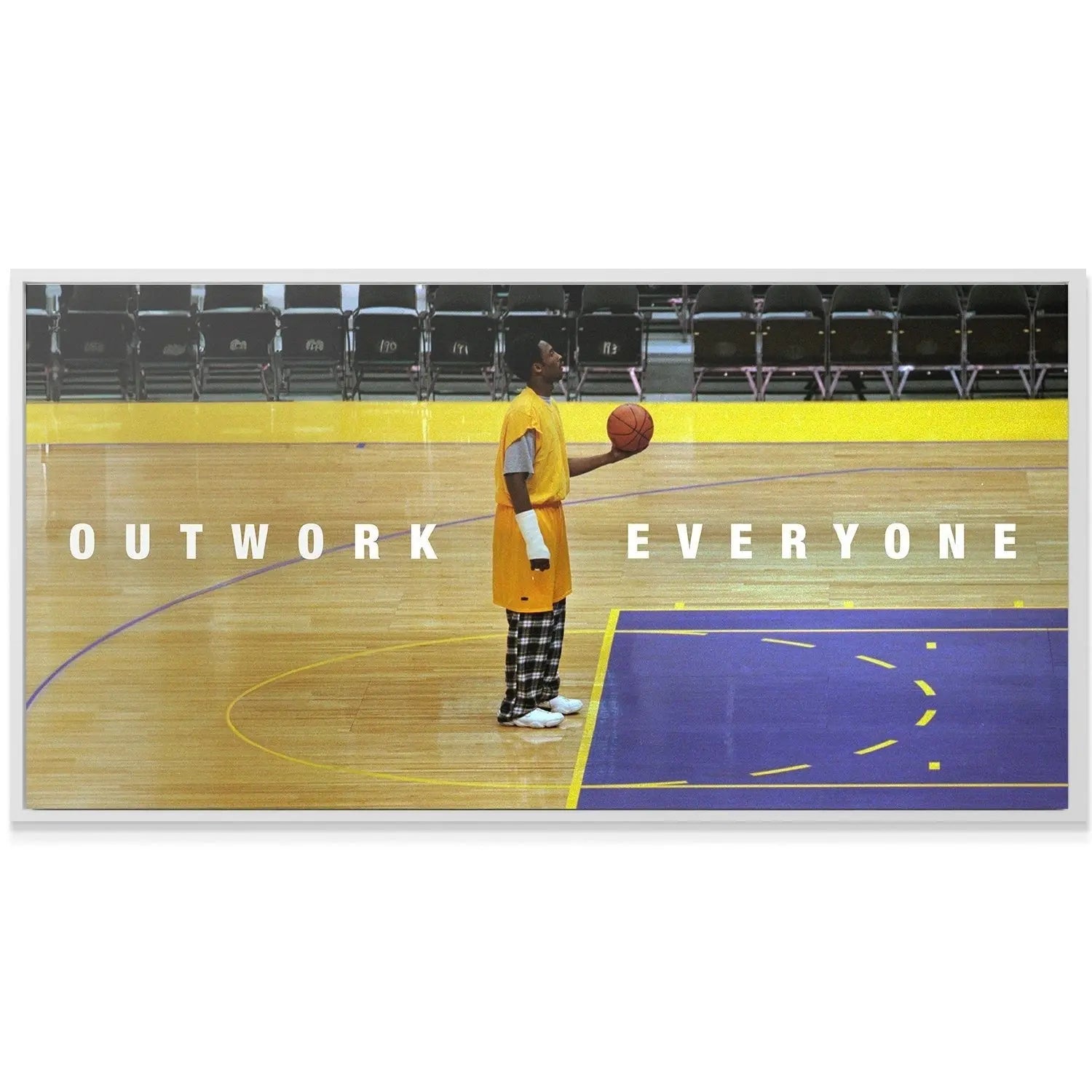 Kobe Bryant Outwork Everyone wall art