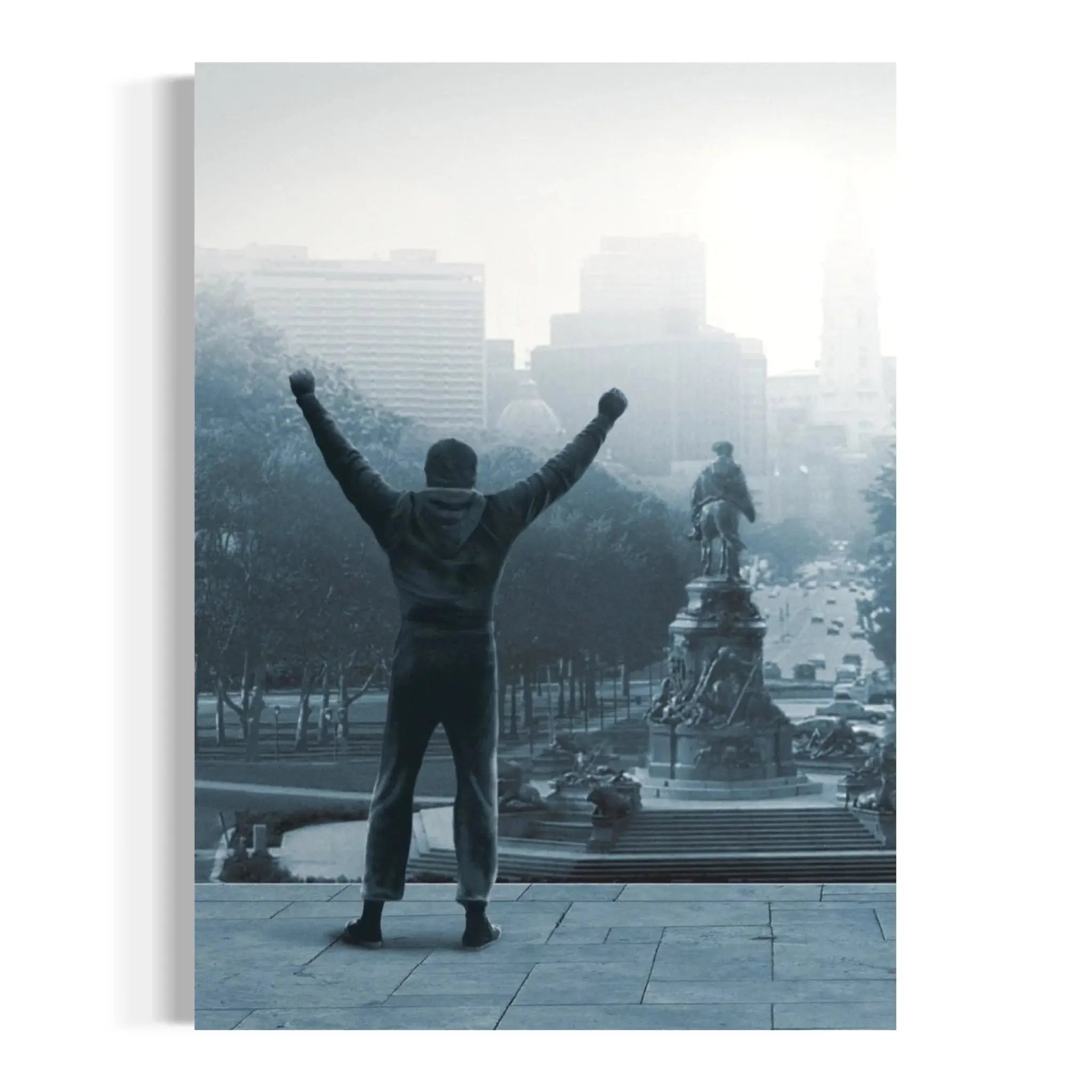 Rocky Balboa Steps Wall Art
