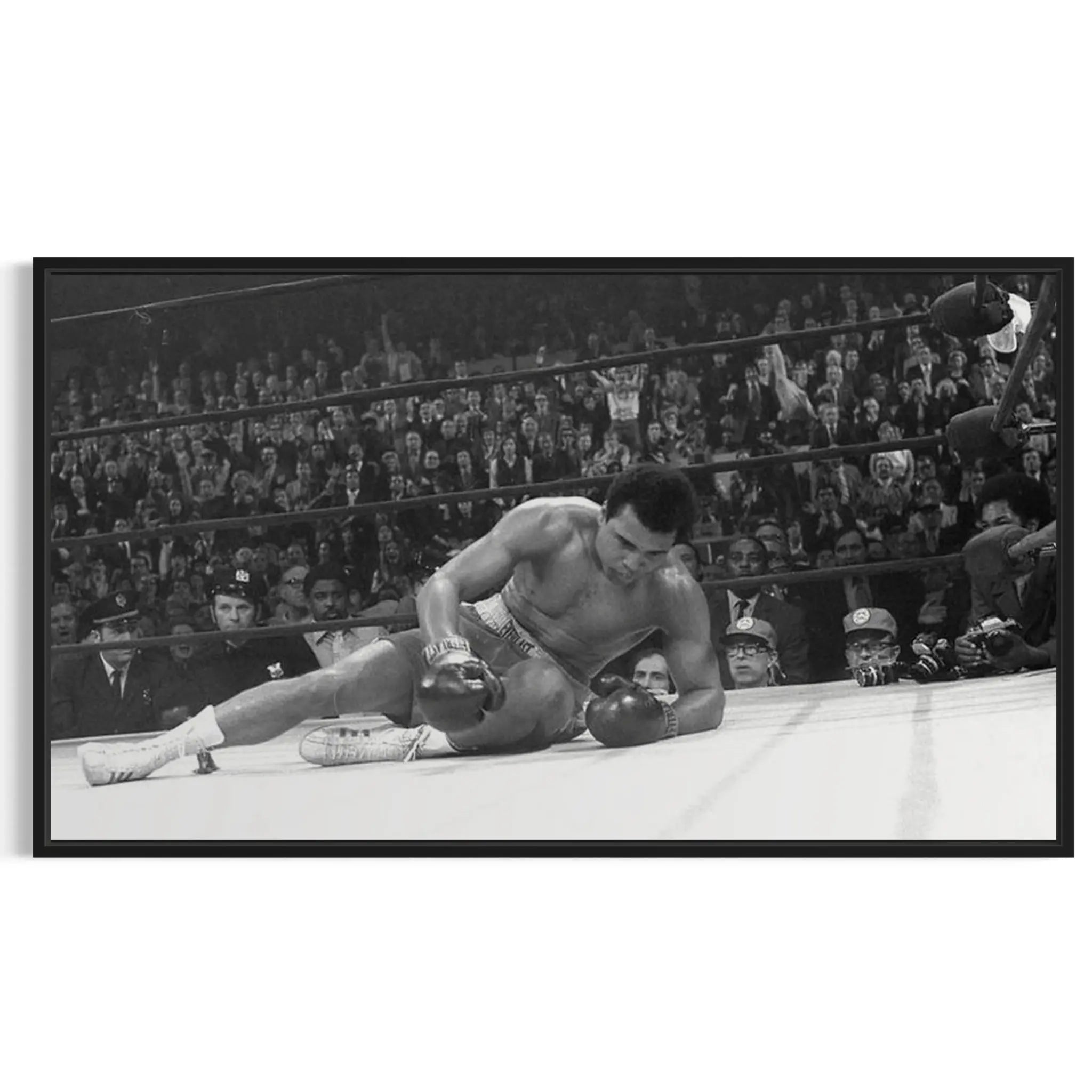 Muhammad Ali knockdown canvas – Rise Again Masterpeacewall