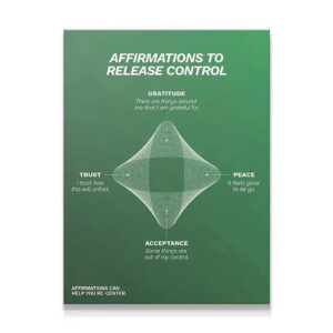 Affirmations To Release Control Wall Art Affirmations To Release Control