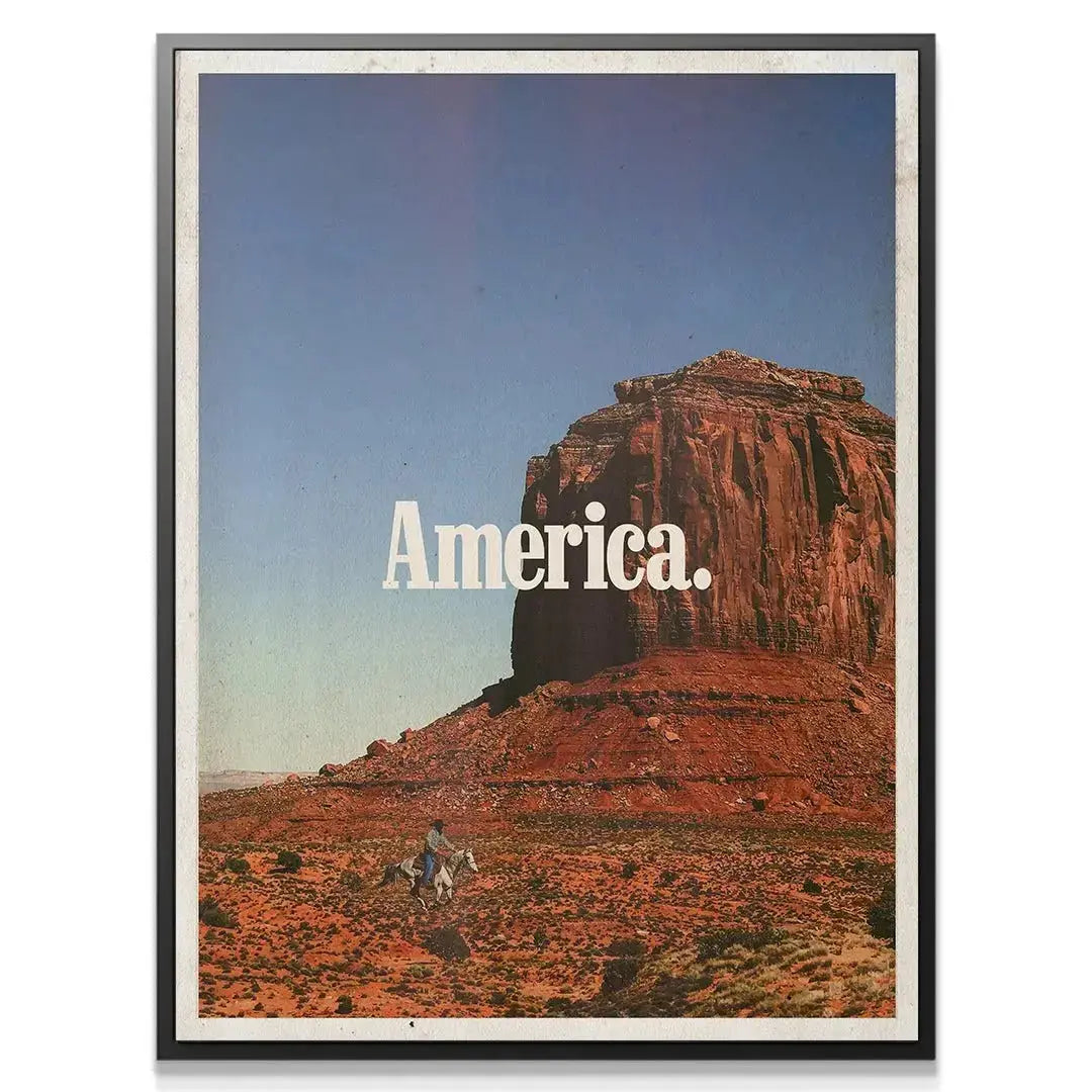 Close-up of the vintage paper texture and distressed edges on America Marlboro - Ad 2.
