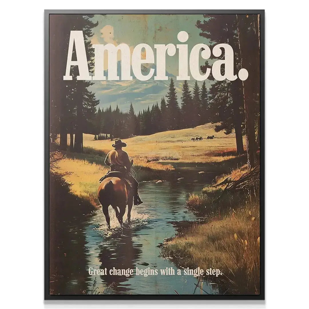 Close-up of the rider’s silhouette and the reflection in the water, America Marlboro - Ad 4.