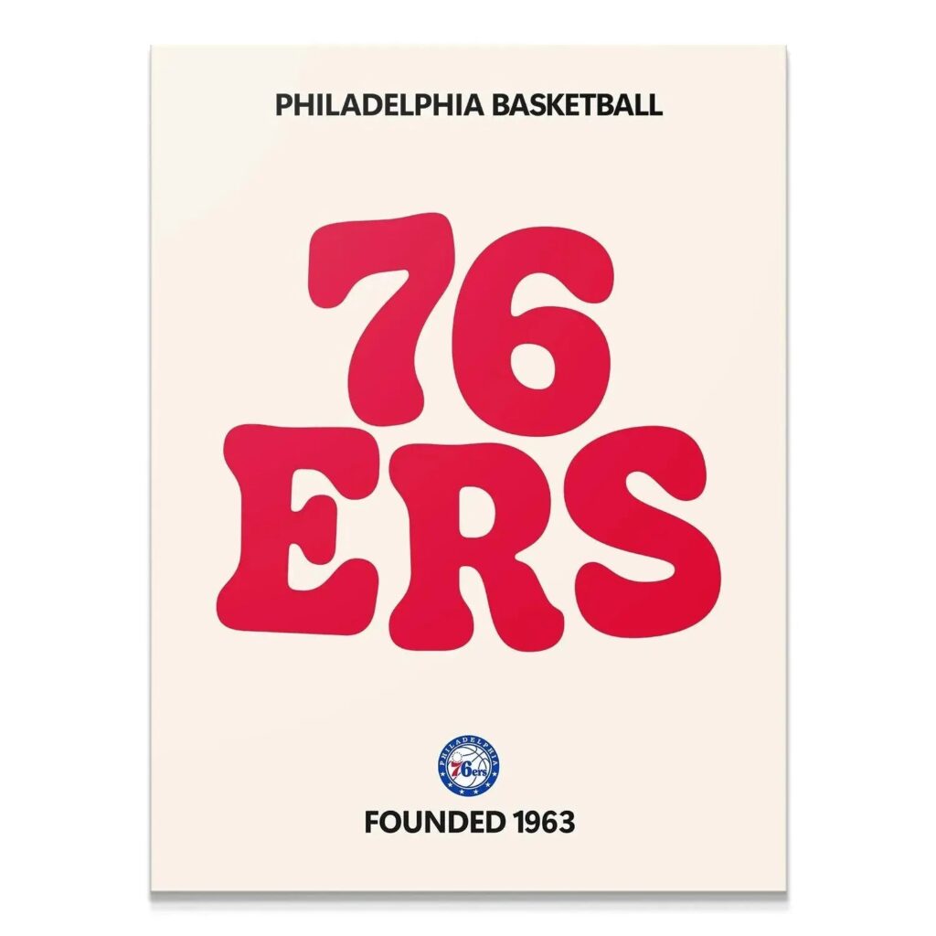 Broken Text - 76ers