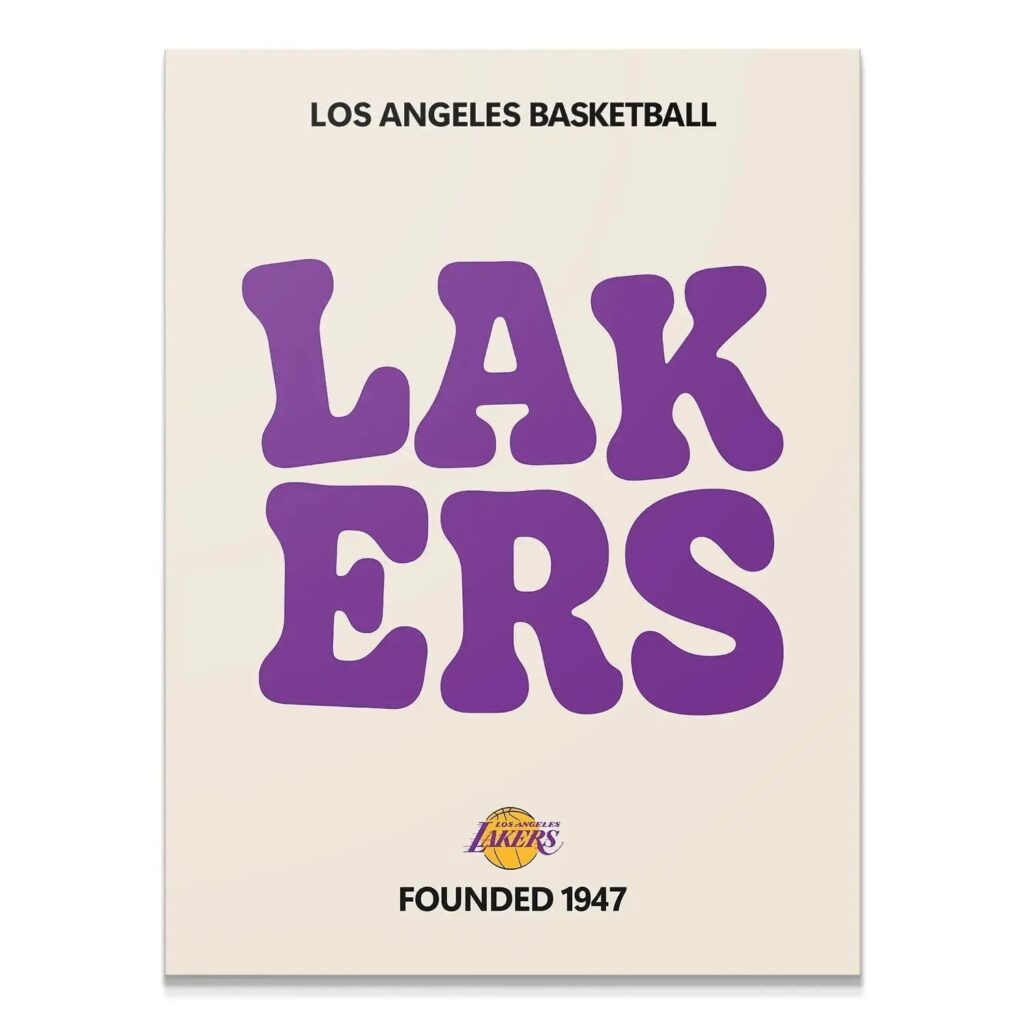 Broken Text - Lakers