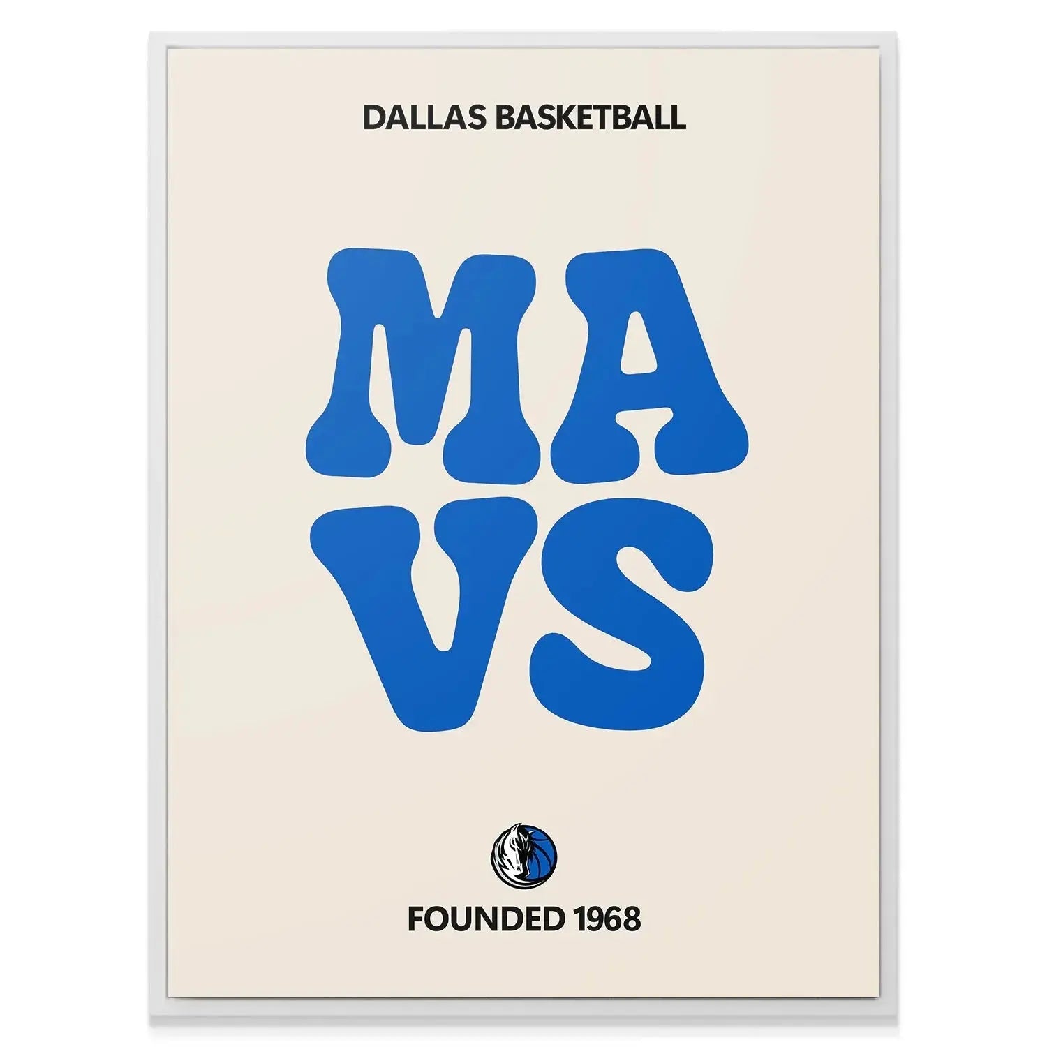 Overhead angle shot capturing the matte finish texture of the high-quality paper used for the Broken Text - Mavericks print.