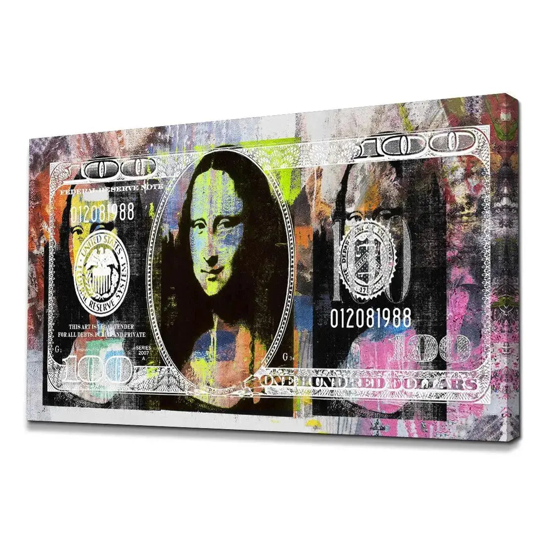 Low-angle perspective highlighting the dominance and scale of the horizontal Cash Queen artwork.