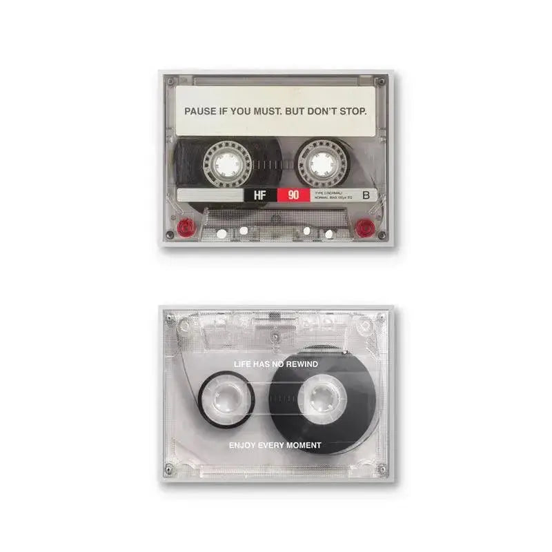 Detailed angle shot showing the transparent plastic housing of the Cassette Set, highlighting the internal spools.