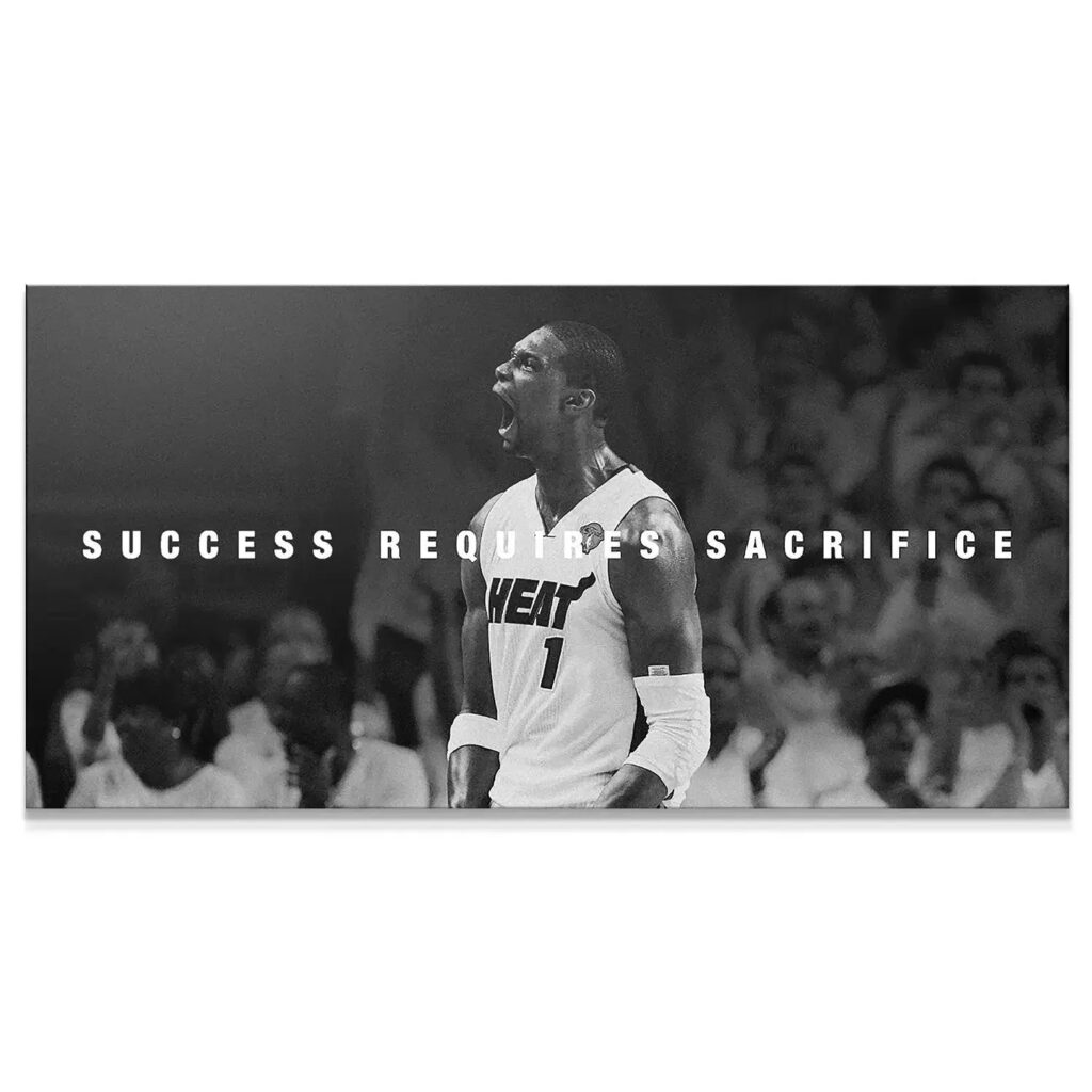 Chris Bosh - Success Requires Sacrifice (B&W)