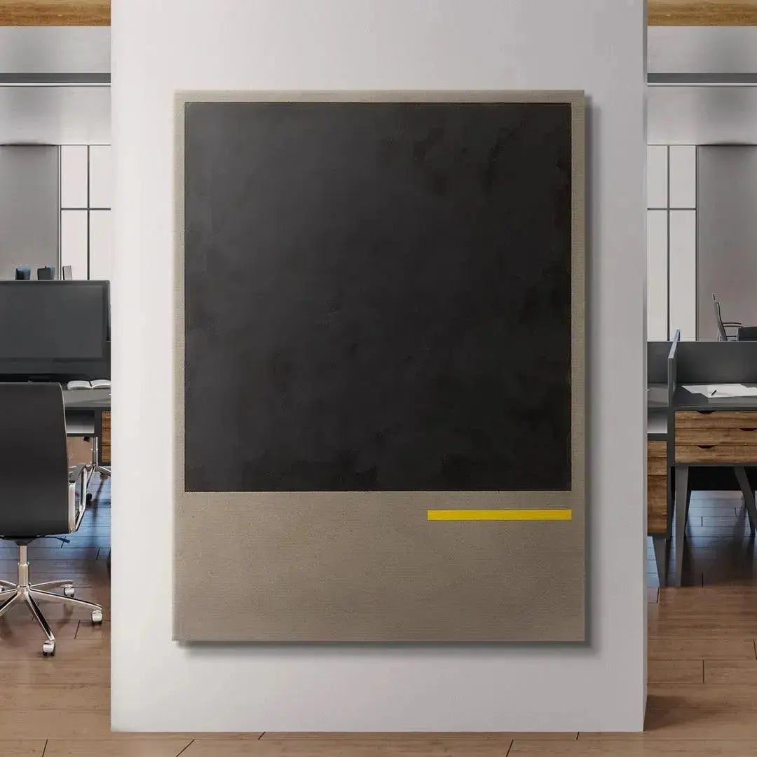 Corner view highlighting the crisp border and material depth of the artwork 'Clarity'.