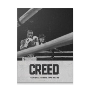Creed – Corner Wall Art Close-up of Adonis Creed and Rocky in the 'Creed - Corner' preparation scene.