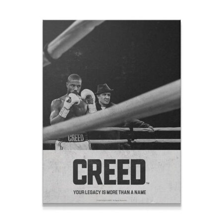 Close-up of Adonis Creed and Rocky in the 'Creed - Corner' preparation scene.