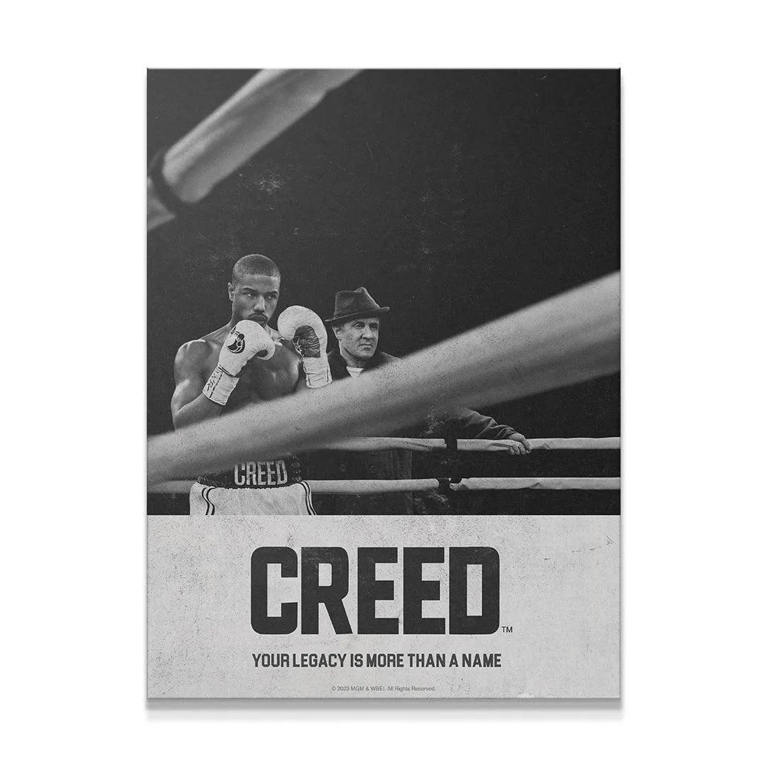Close-up of Adonis Creed and Rocky in the 'Creed - Corner' preparation scene.
