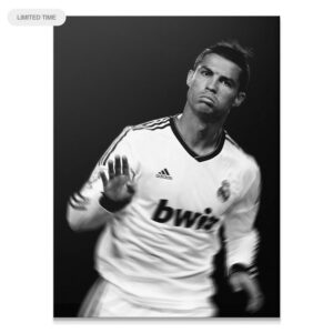 Cristiano Ronaldo – Calma Wall Art Close-up portrait of determined Cristiano Ronaldo - Calma expression during the match.