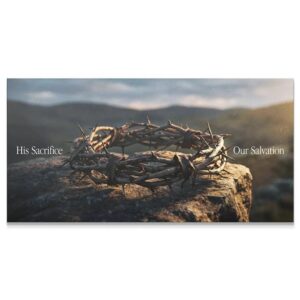 Crown Of Thorns – Sacrifice Wall Art Intricate, sharp texture of the 'Crown Of Thorns – Sacrifice' captured in a detailed close-up shot on stone.